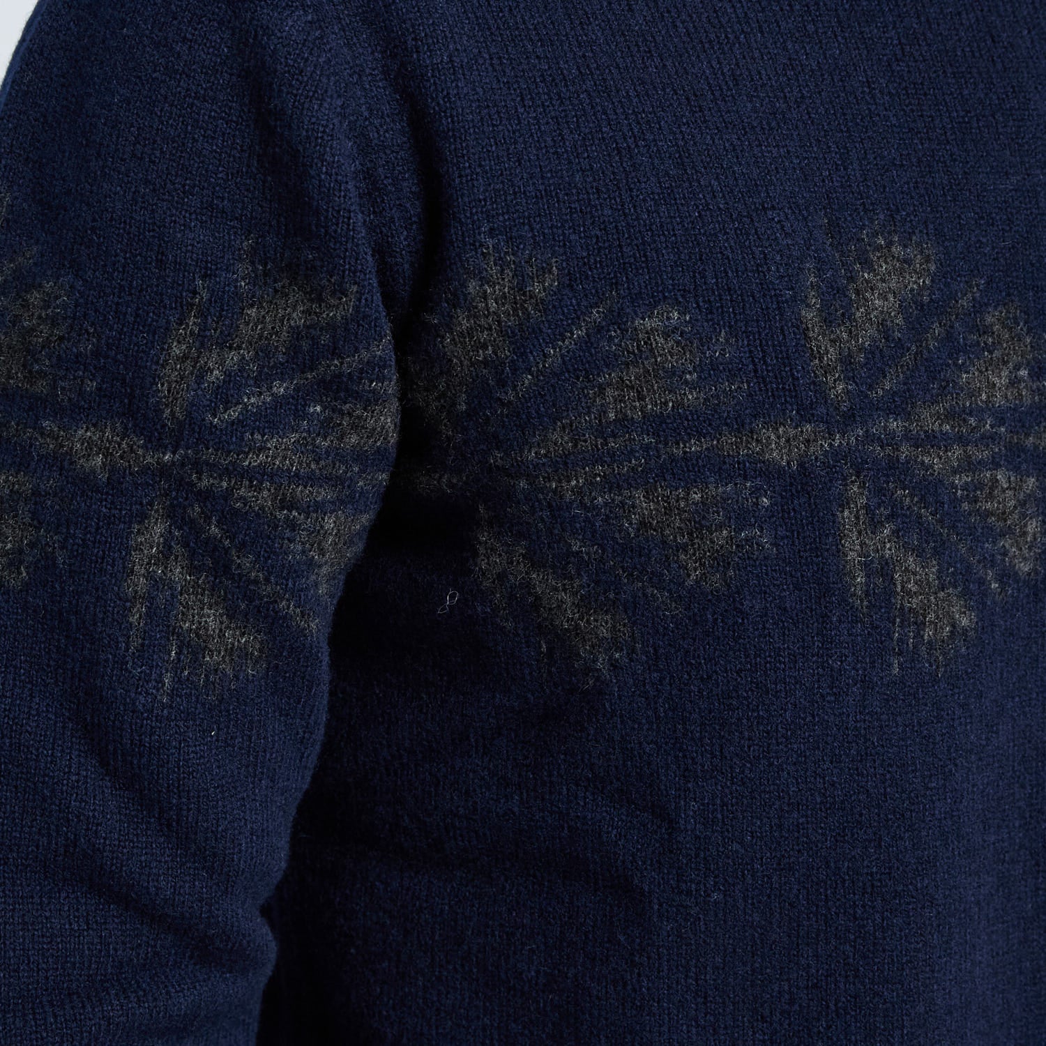 Navy blue fabric with a subtle pattern