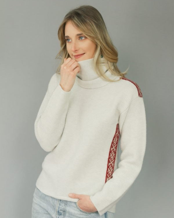 D012 ANNIKA - Cima BiancaMerinoWool#MerinoKnitwear#OutdoorKnitWear