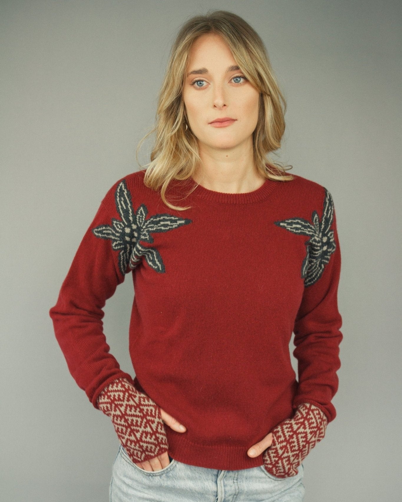 D020 ELISA - Cima BiancaMerinoWool#MerinoKnitwear#OutdoorKnitWear