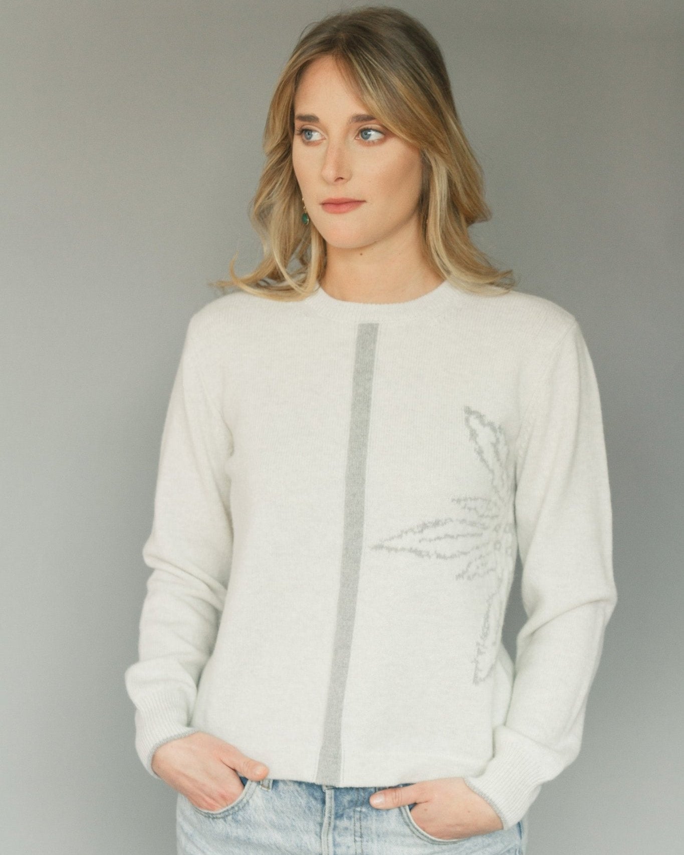D027 EMMA - Cima BiancaMerinoWool#MerinoKnitwear#OutdoorKnitWear