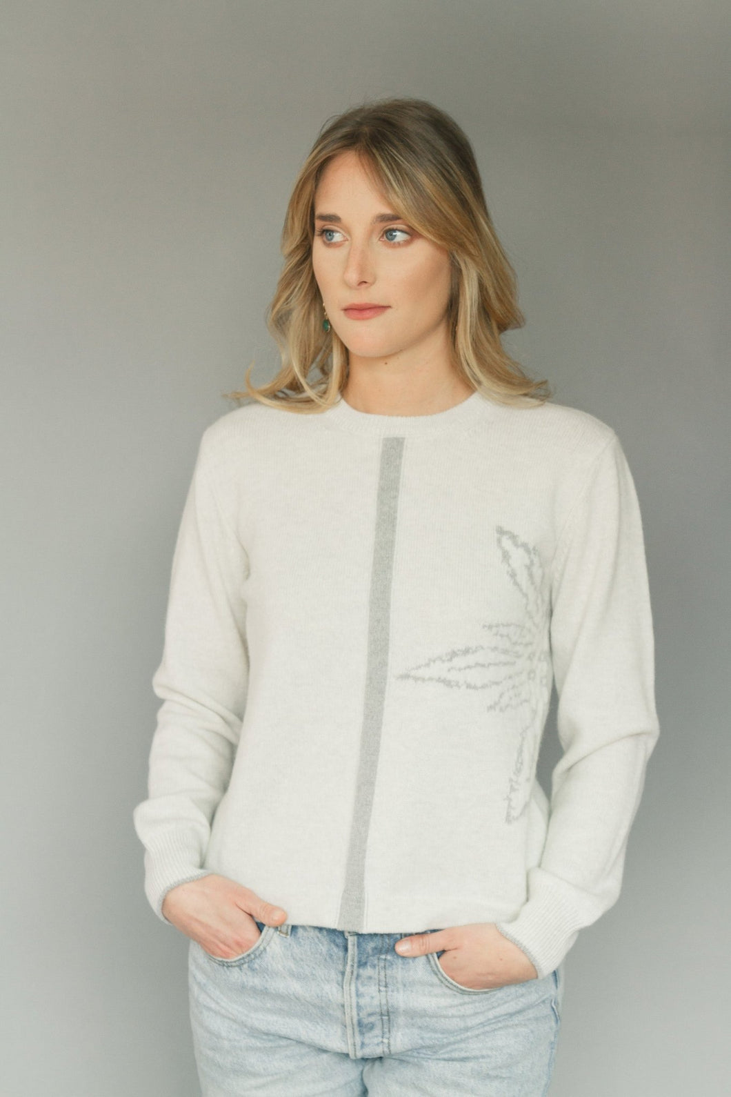 D027 EMMA - Cima BiancaMerinoWool#MerinoKnitwear#OutdoorKnitWear