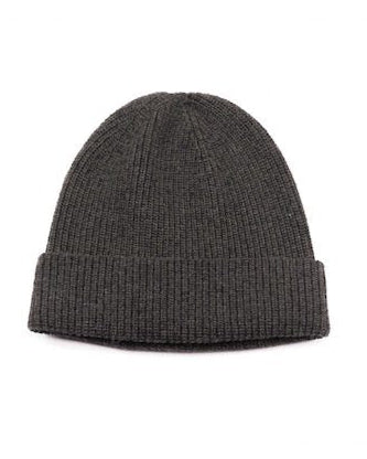 Wool beanie | Knitwear | Sustainable | Nature | Cruelty-free outerwear | Dark grey | Product shot 